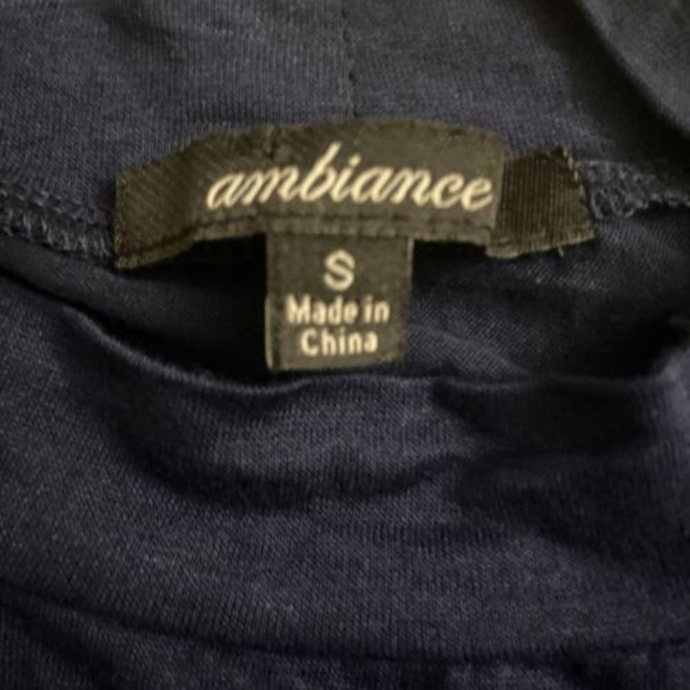 NWOT Ambiance Soft Tie String T-shirt - Size Small - Picture 3 of 3